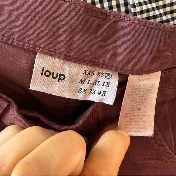 Loup Simone Wide Leg Cropped Pants size small - Picture 8 of 10